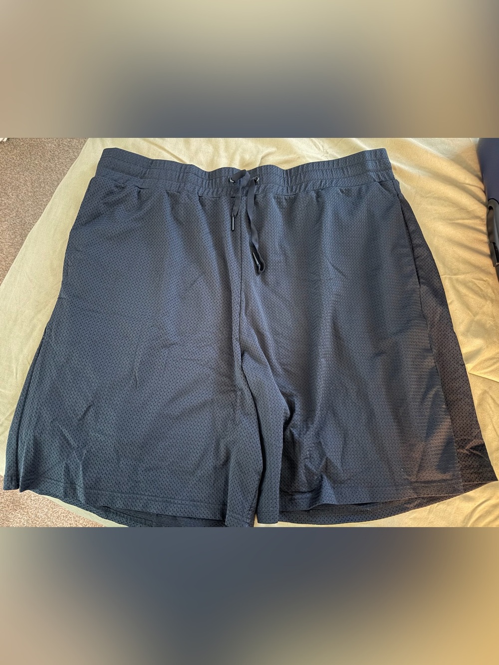 Womens black Buffbunny Mesh Athletic Shorts with Drawstring